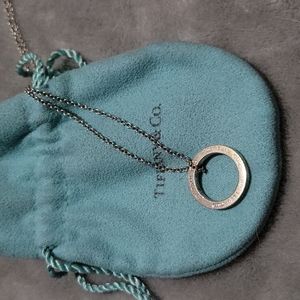 Tiffany Circle Pendant with Chain
